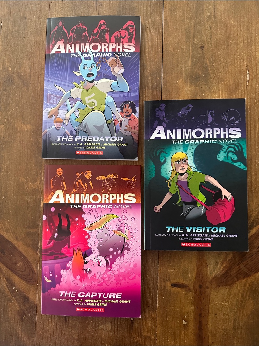 Scholastic Animorphs Graphic Novel Series Graphic Novel 3-Book Set